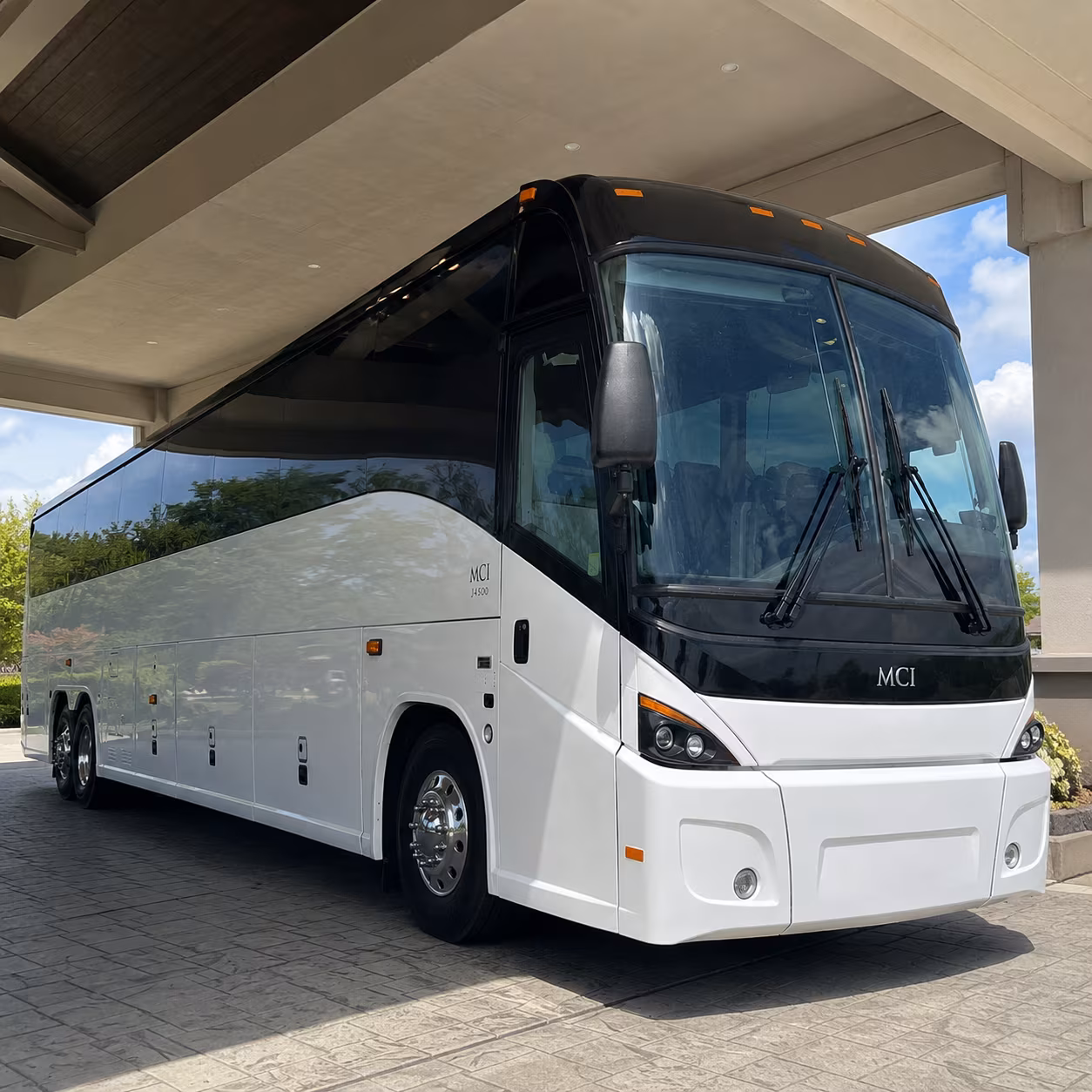 fan buses and charter buses to college hockey and minor league events