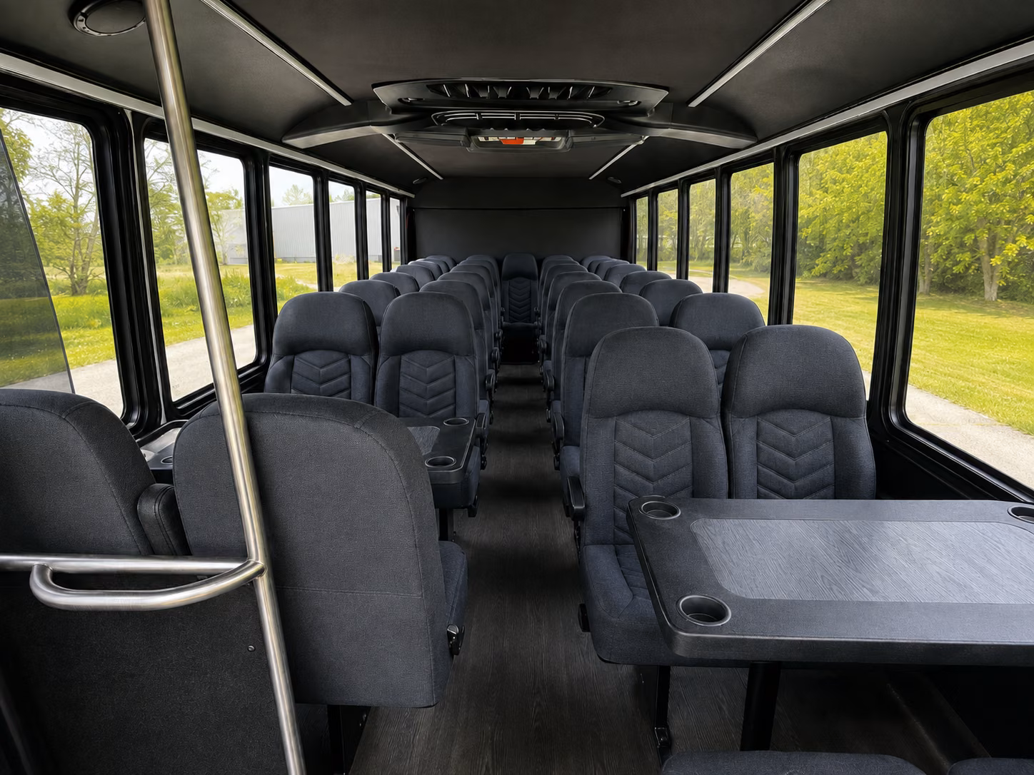 grand rapids 20 passenger minibus inside