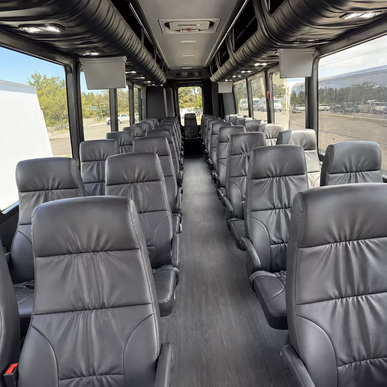 grand rapids 25 passenger minibus inside
