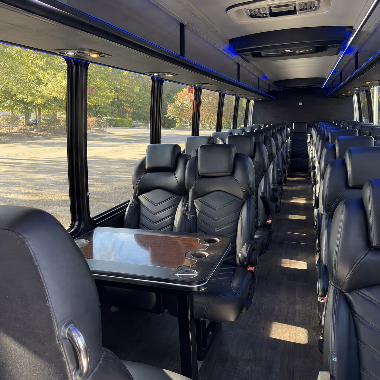 grand rapids 35 passenger minibus inside