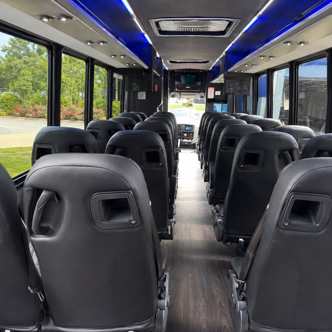 grand rapids 35 passenger minibus interior