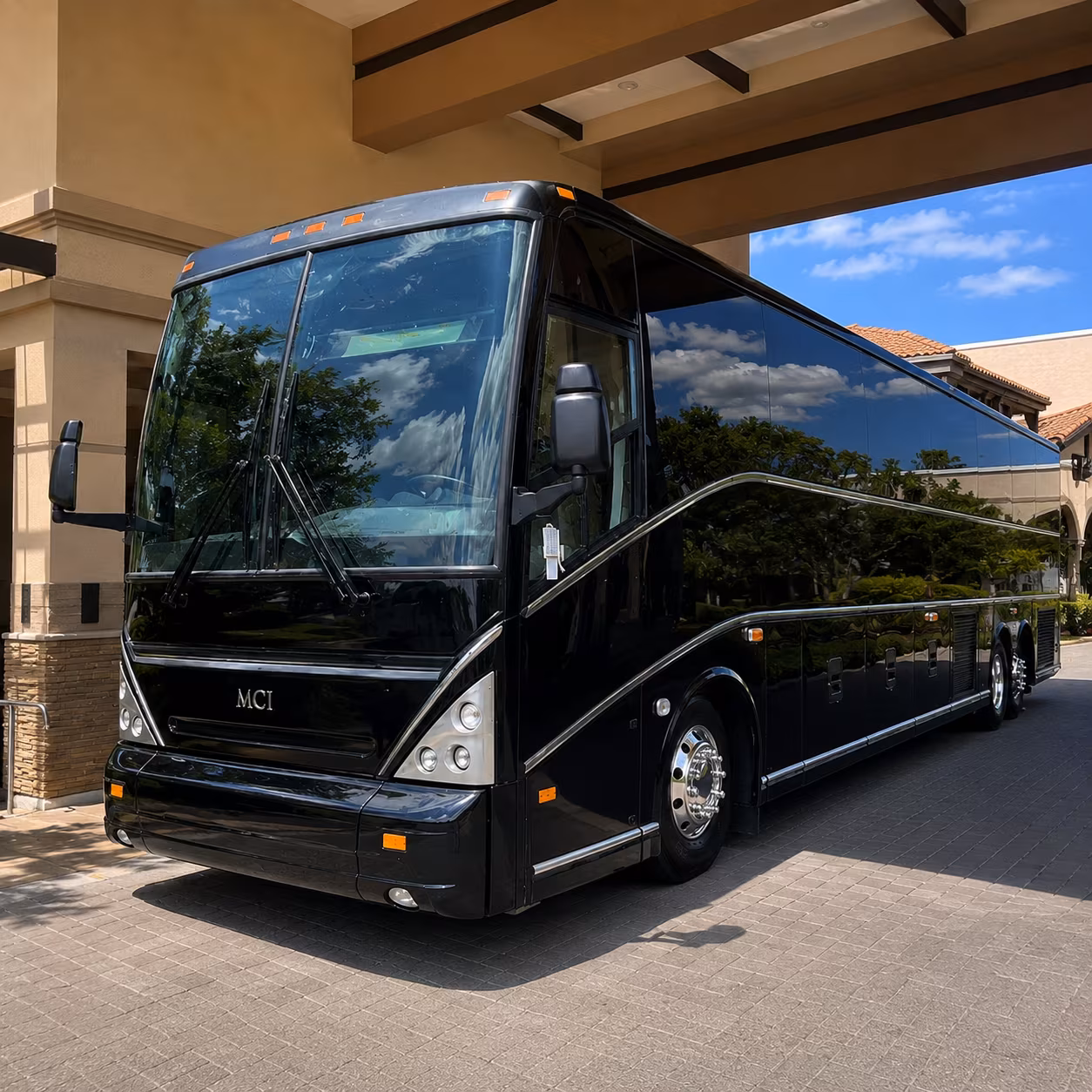 grand rapids 56 passenger charter bus