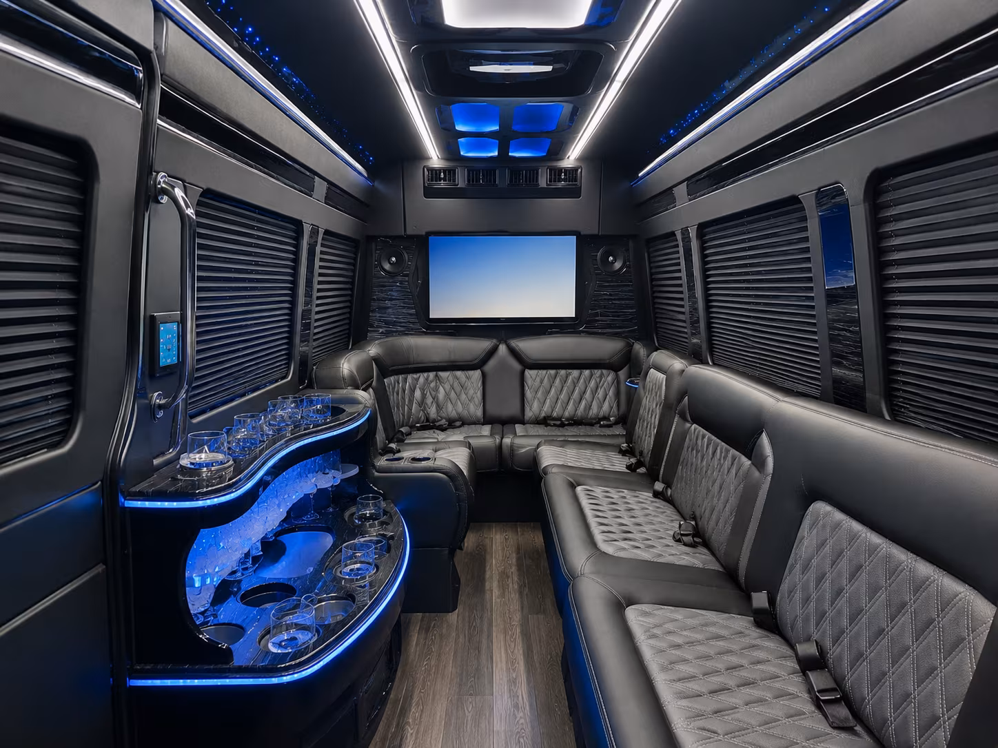 grand rapids sprinter limousine inside