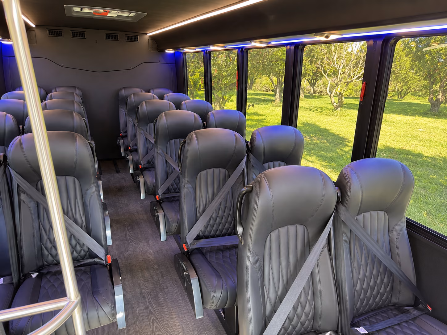 rehearsal dinner and multi day wedding weekend bus rentals in grand rapids